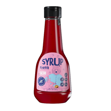 Syrup Fresa con trozos de fruta – Sin azúcar añadida
