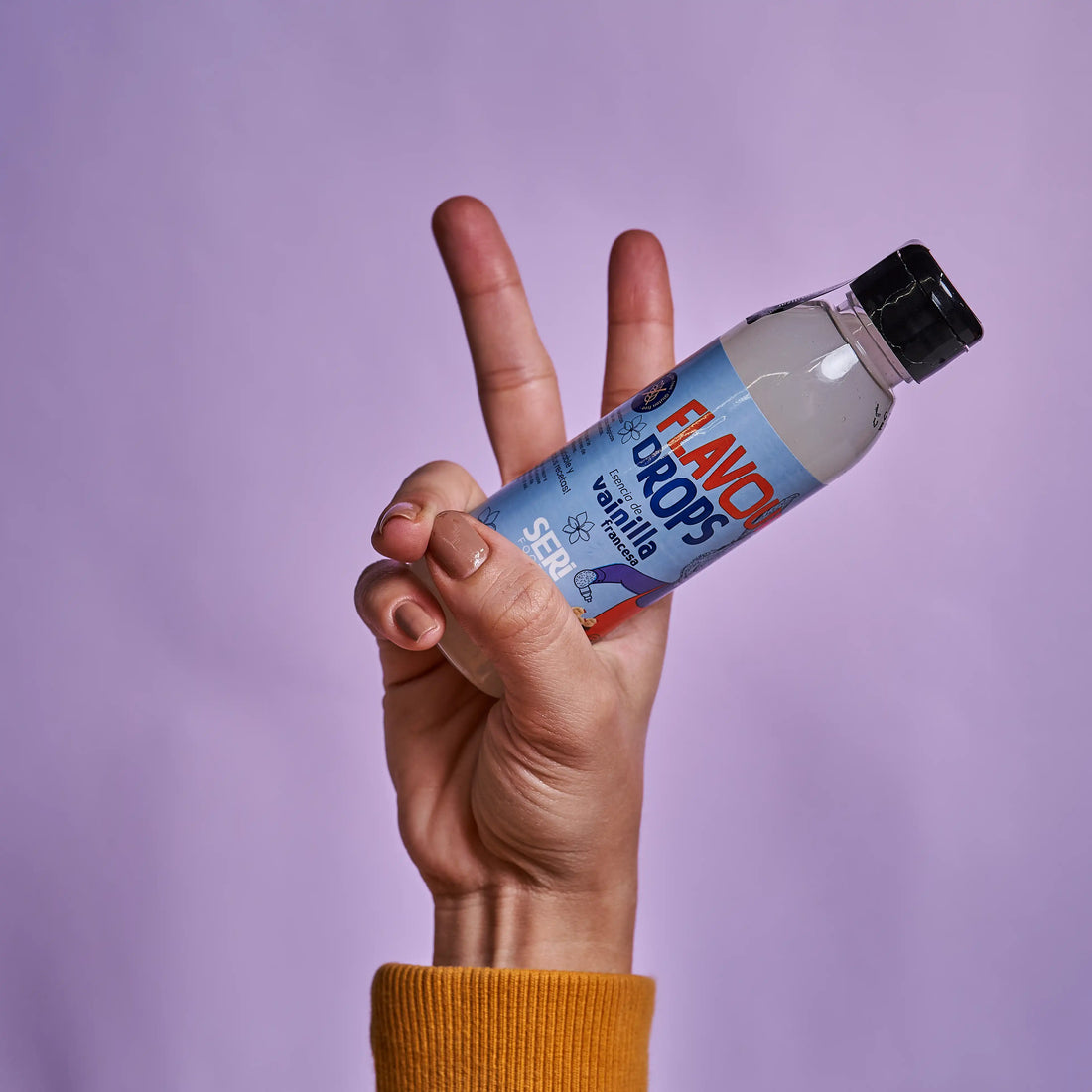Flavour Drops Vainilla Francesa – Sin azúcar añadida y 90% menos calorías