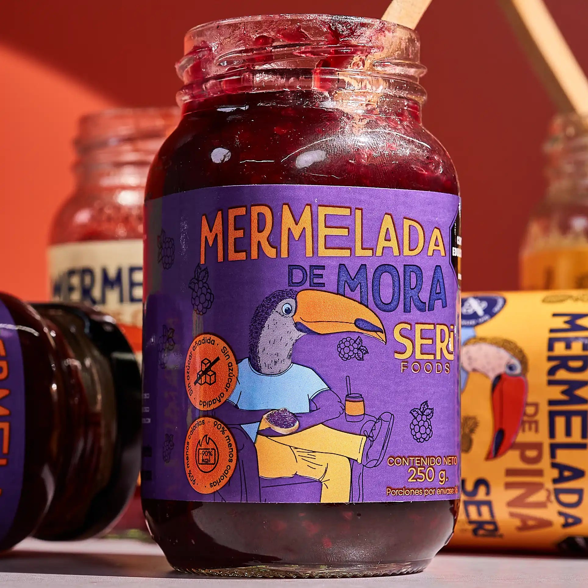 Mermelada de Mora – Sin azúcar añadida y 90% menos calorías