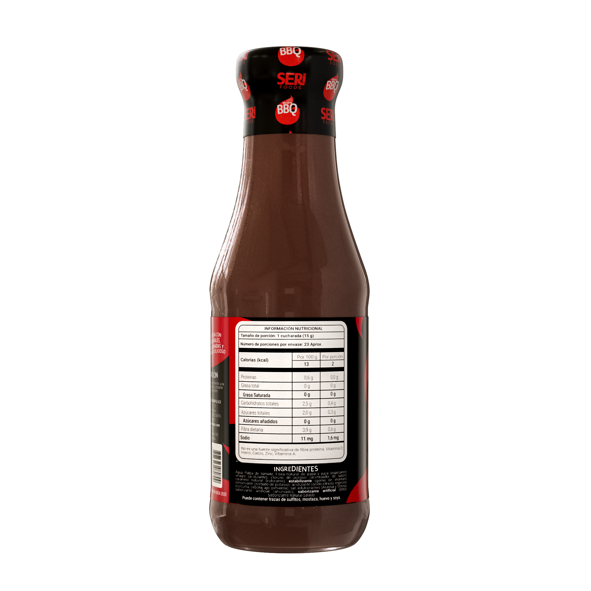 Salsa con BBQ Sin azúcar añadida