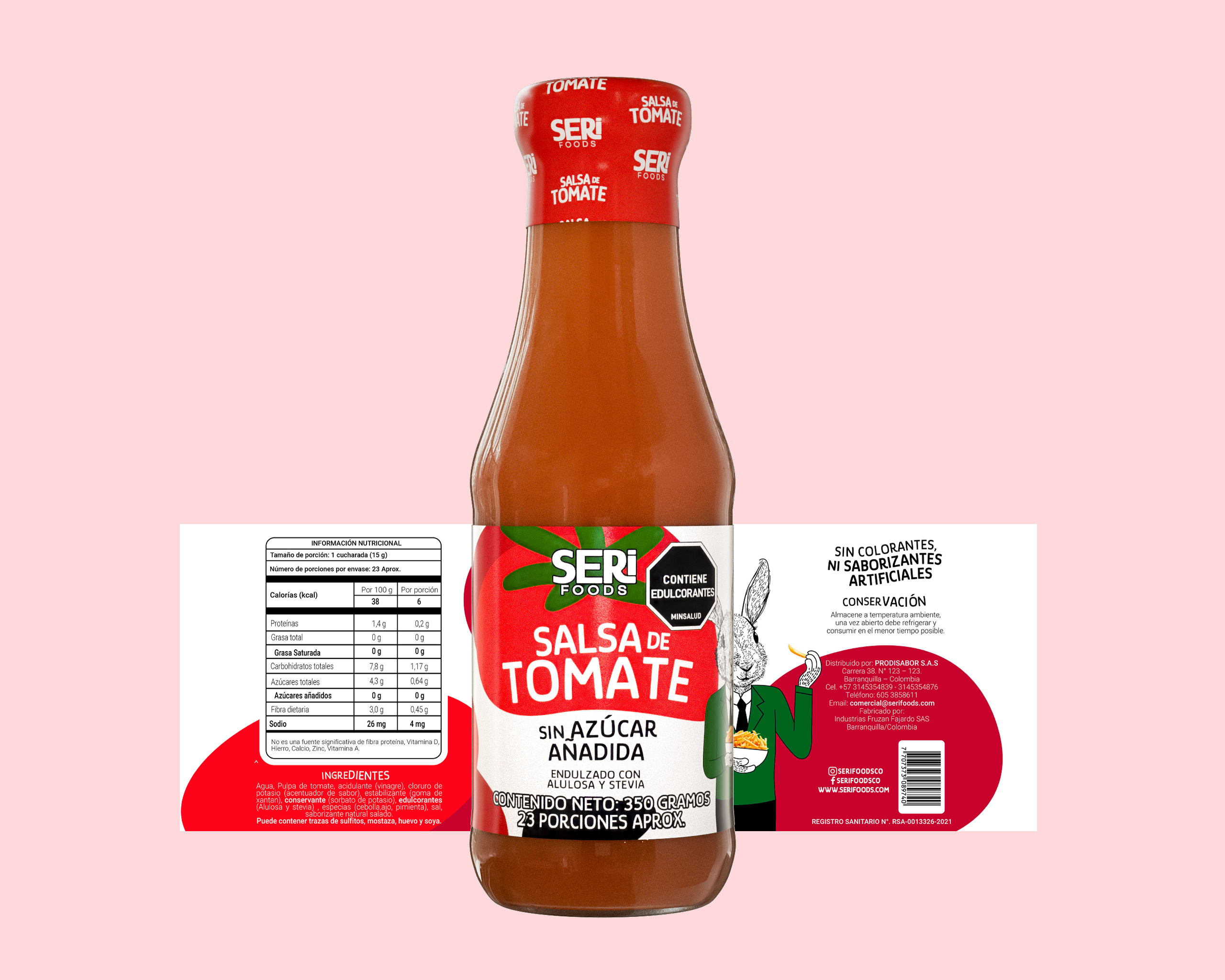 Salsa de tomate Sin azúcar añadida
