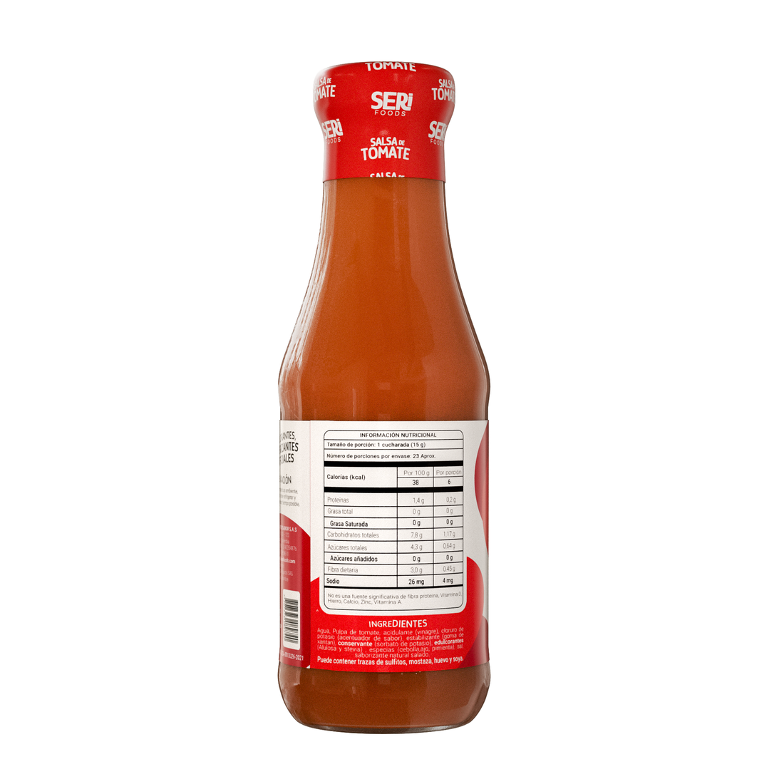 Salsa de tomate Sin azúcar añadida