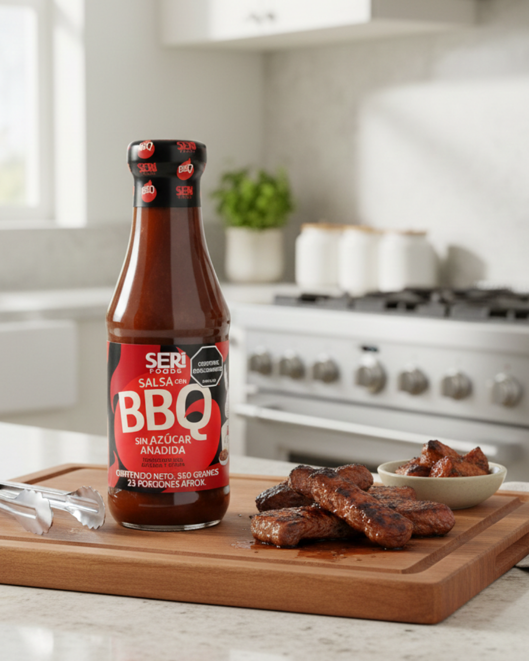 Salsa con BBQ Sin azúcar añadida