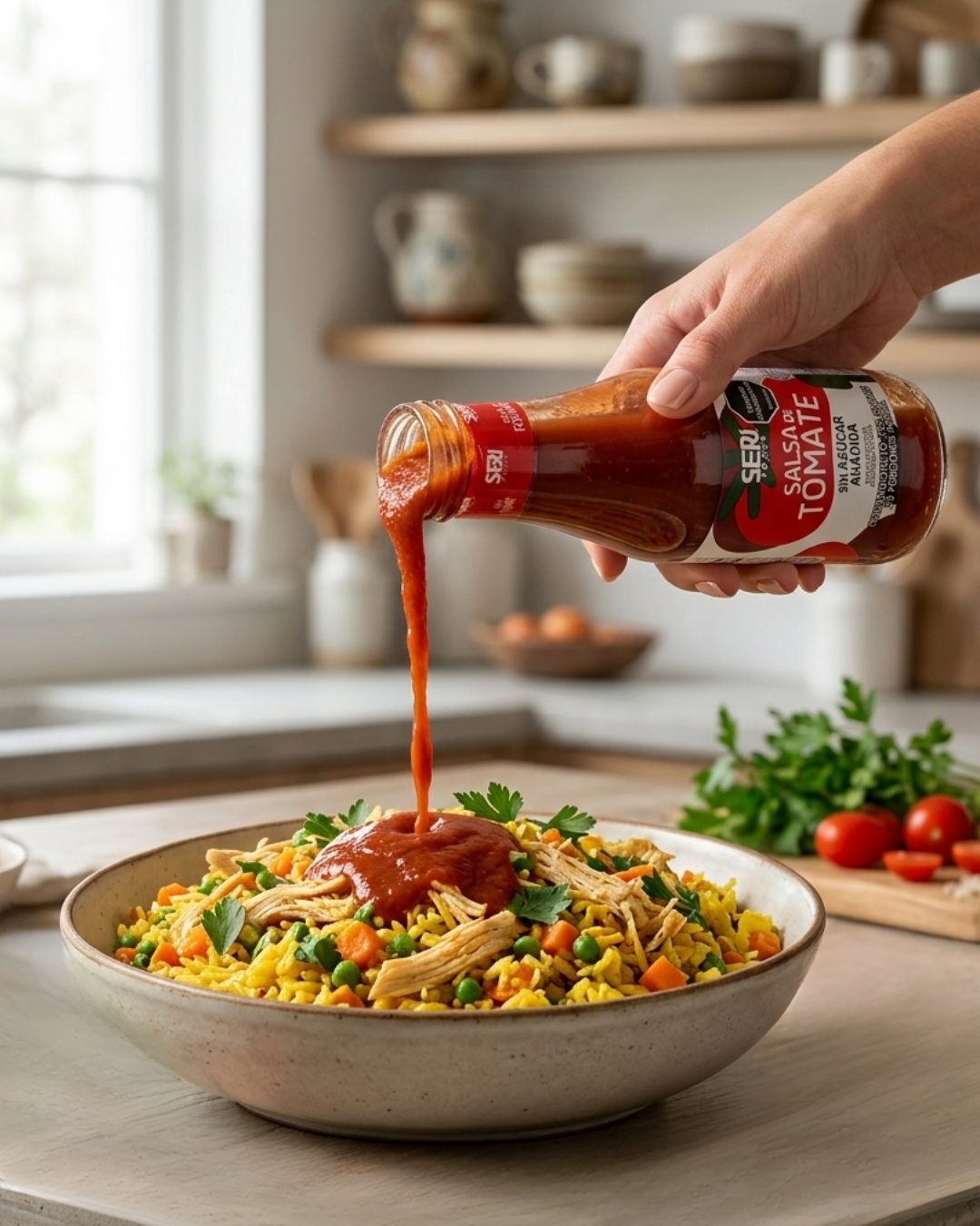Salsa de tomate Sin azúcar añadida